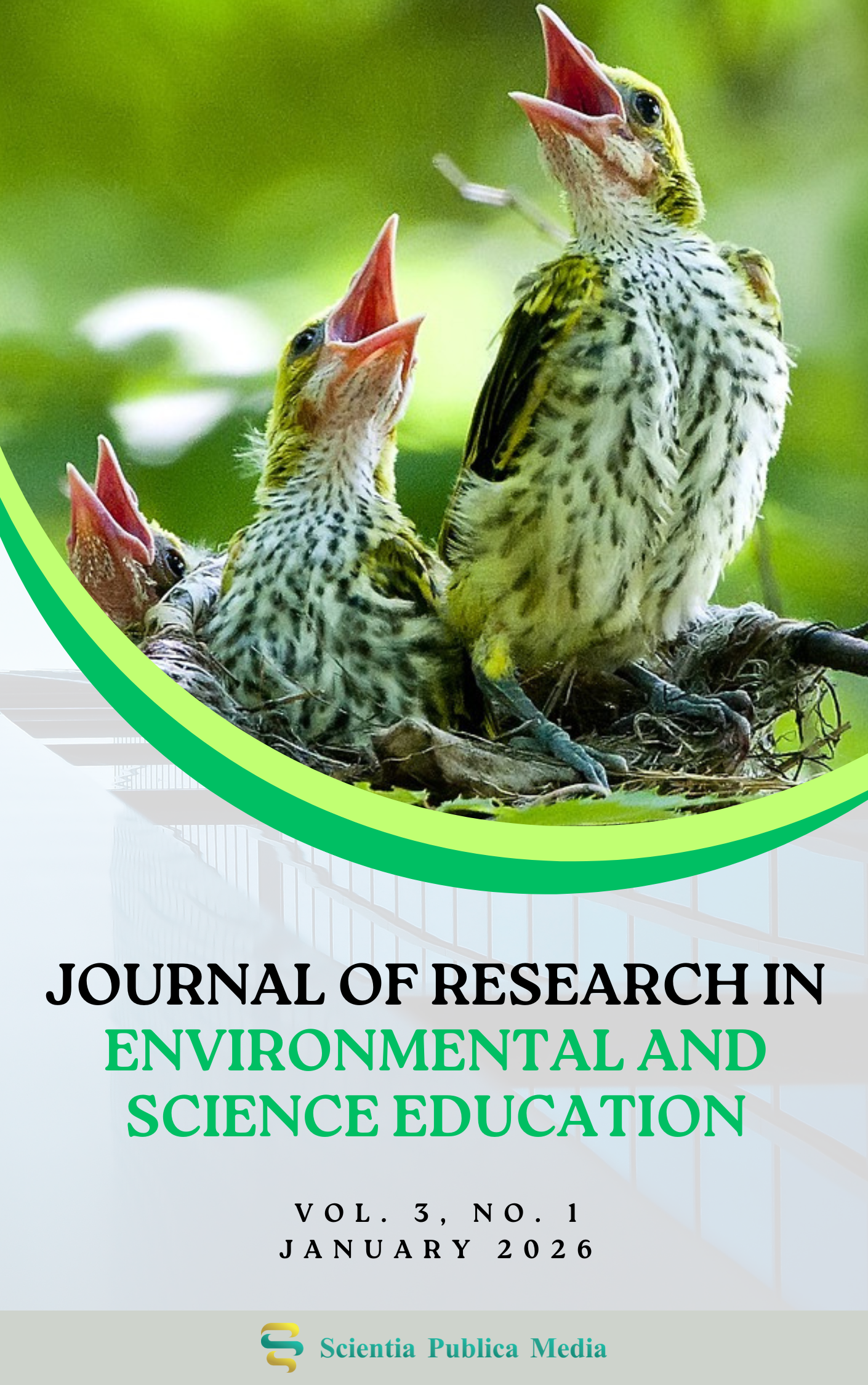 					View Vol. 3 No. 1 (2026): Journal of Research in Environmental and Science Education
				